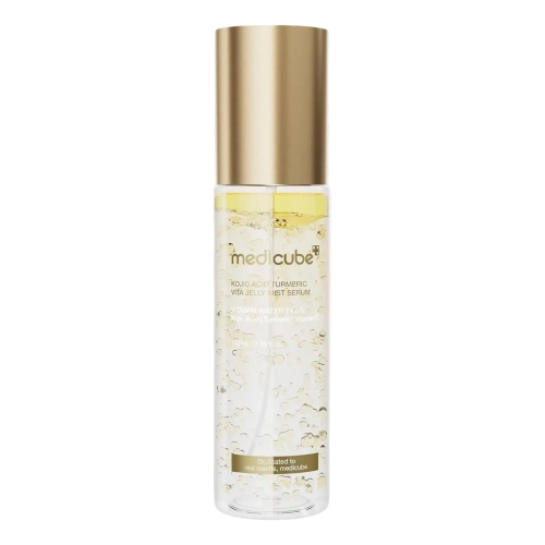 Осветляющая гель-сыворотка с кодзиевой кислотой и куркумой Kojic Acid Turmeric Vita Jelly Mist Serum medicube