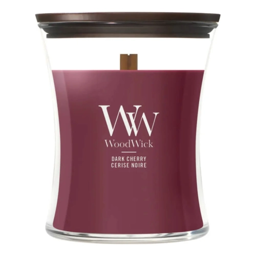 Ароматична свічка з ароматом темної вишні Medium Dark Cherry woodwick