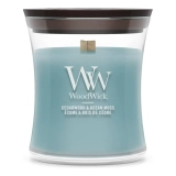 Ароматична свічка з нотами кедру та океанічним мохом Mini Cedarwood & Ocean Moss WOODWICK Вага 85 г
