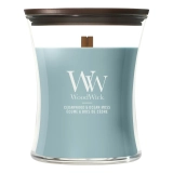 Ароматична свічка з нотами кедру та океанічним мохом Medium Cedarwood & Ocean Moss WOODWICK Вага 275 г