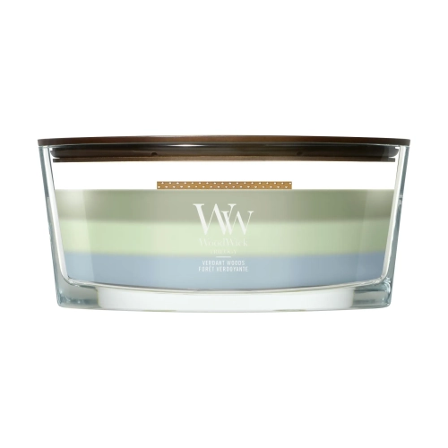 Ароматична свічка з тришаровим ароматом Ellipse Trilogy Verdant Woods woodwick