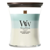 Ароматична свічка з тришаровим ароматом Medium Trilogy Driftwood Shores WOODWICK Вага 275 г