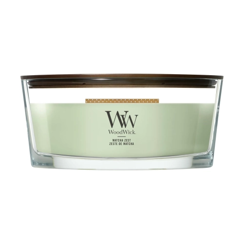 Ароматична свічка з ароматом цитрусових та зеленого чаю Ellipse Matcha Zest woodwick