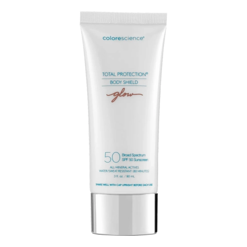 Сонцезахисний крем для тіла з ефектом сяйва Total Protection® Body Shield Glow SPF 50 colorescience