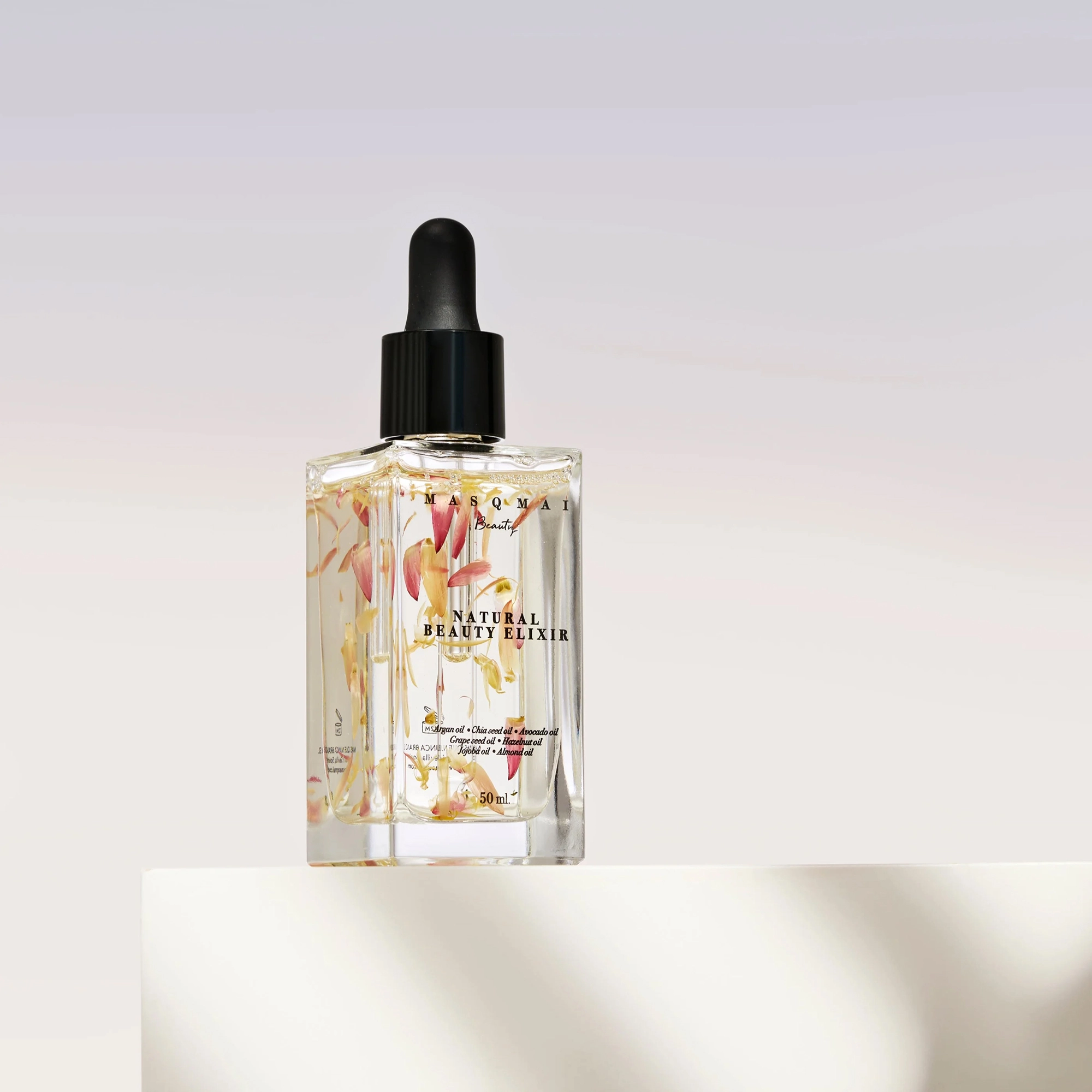 Натуральний еліксир для живлення та відновлення шкіри Natural Beauty Elixir MASQMAI Обʼєм 50 мл — фото 3
