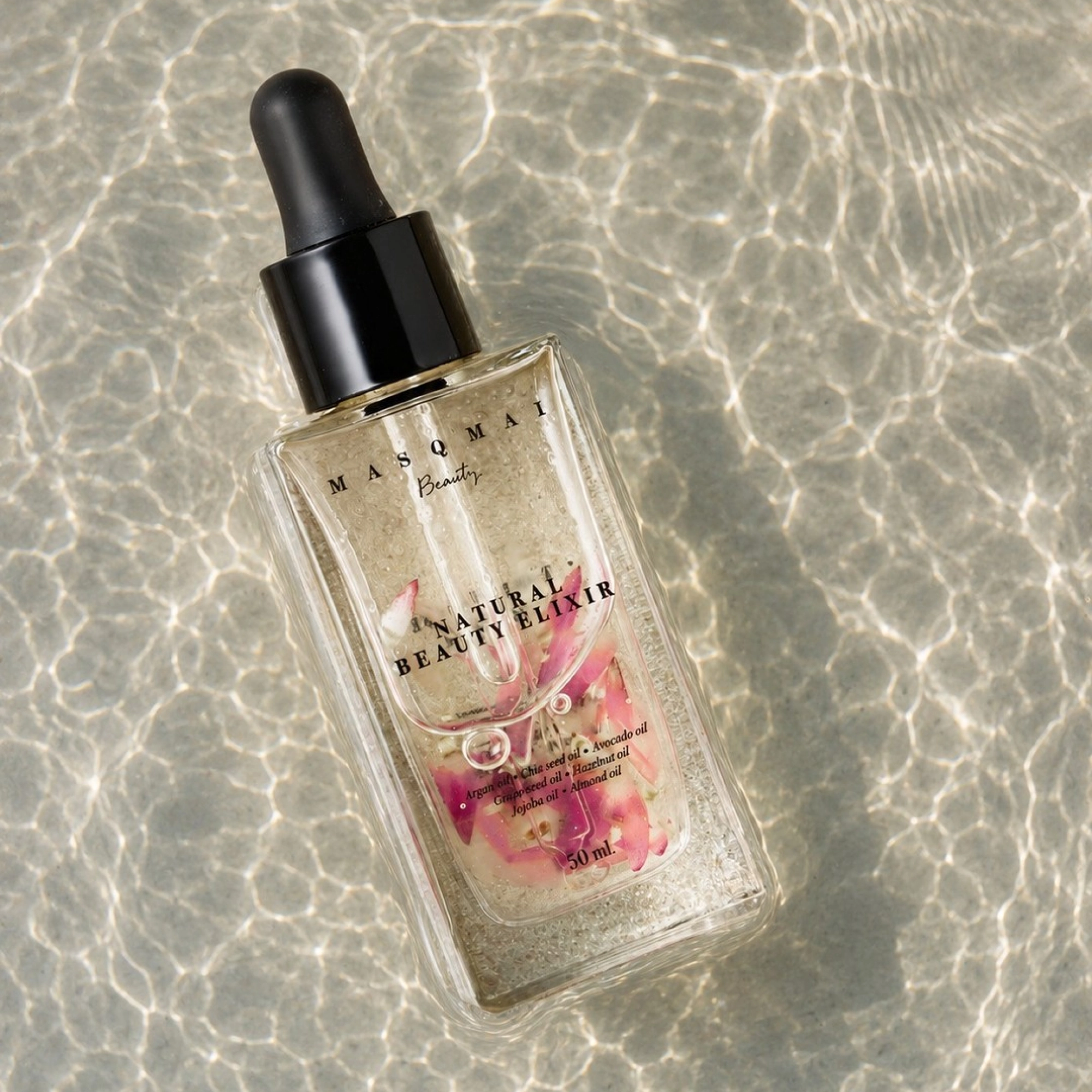 Натуральний еліксир для живлення та відновлення шкіри Natural Beauty Elixir MASQMAI Обʼєм 50 мл — фото 7