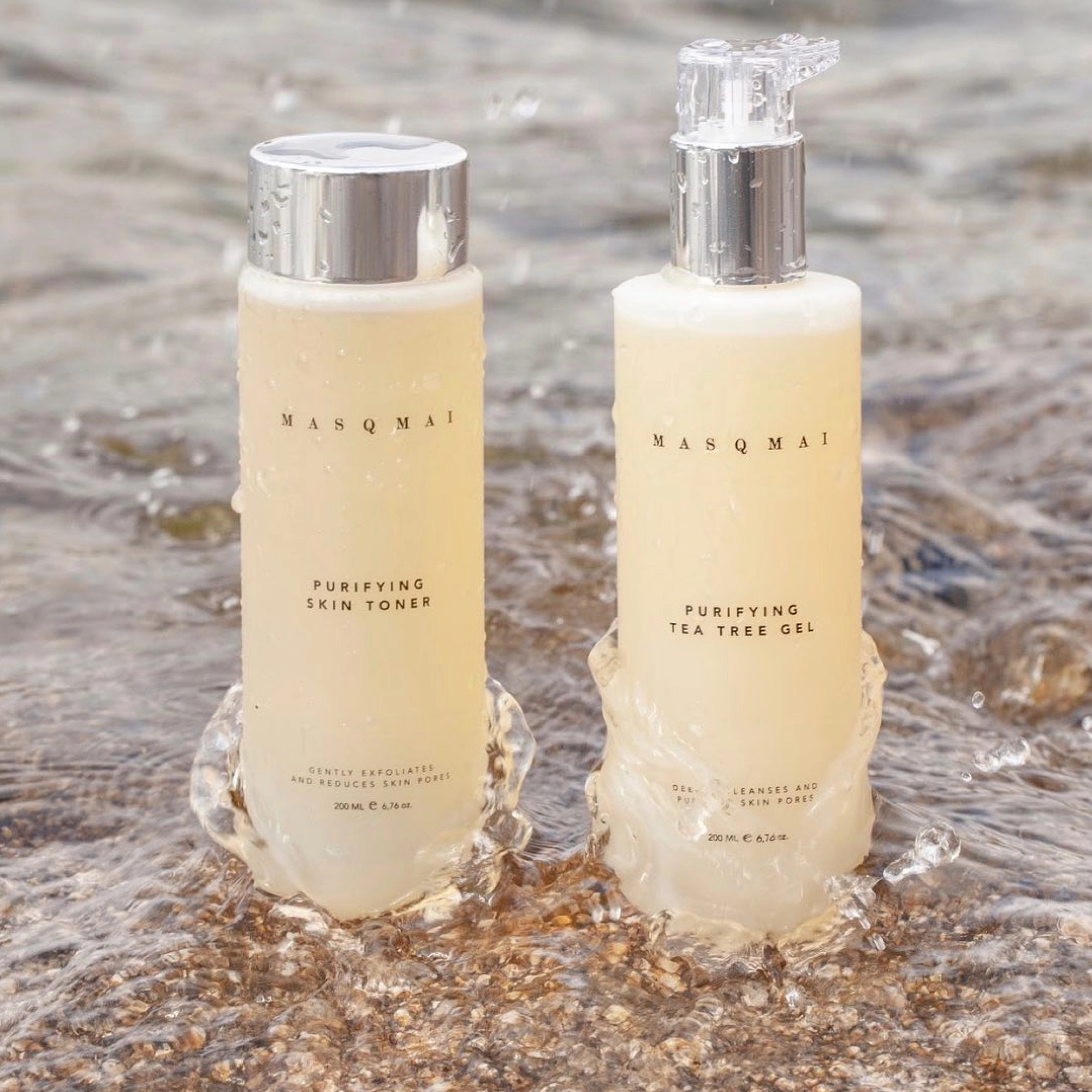 Очищувальний тонер із гліколевою кислотою Purifying Skin Toner MASQMAI Обʼєм 200 мл — фото 8