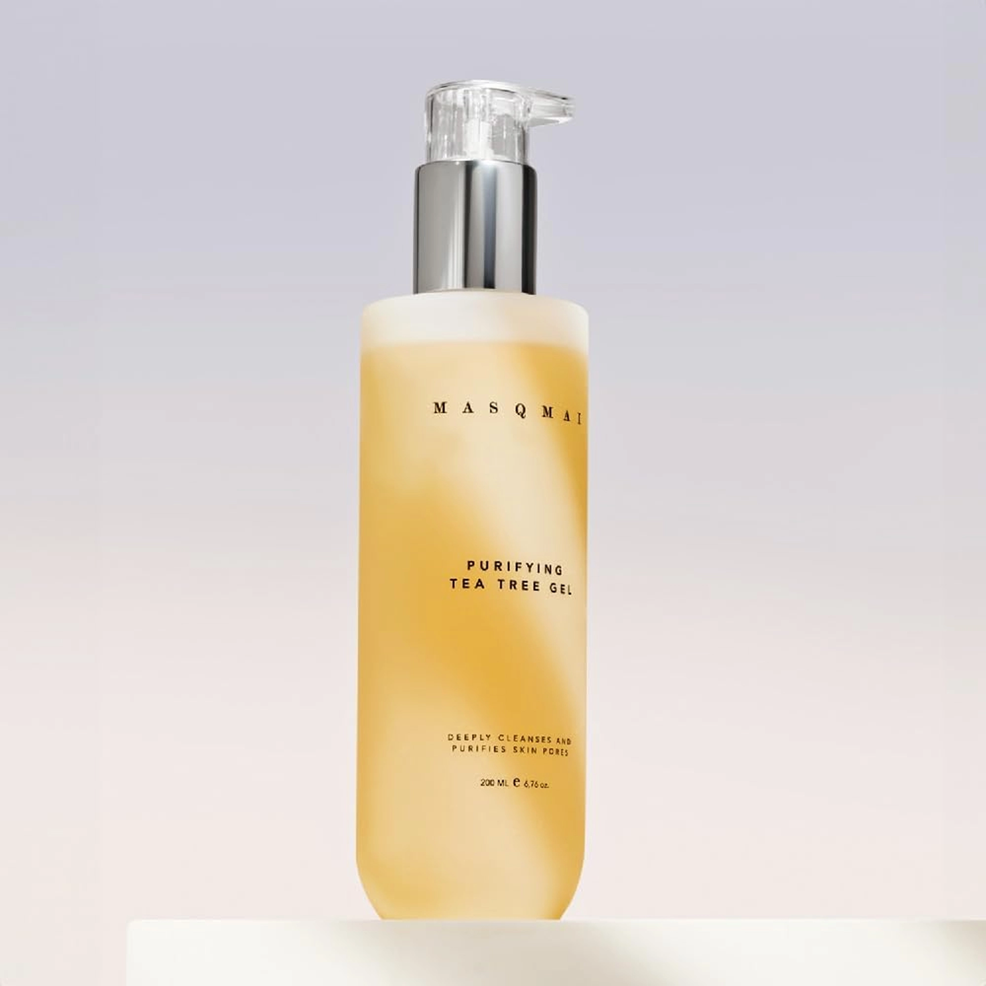 Очищувальний гель для контролю надмірного блиску Purifying Tea Tree Gel MASQMAI Обʼєм 200 мл — фото 3