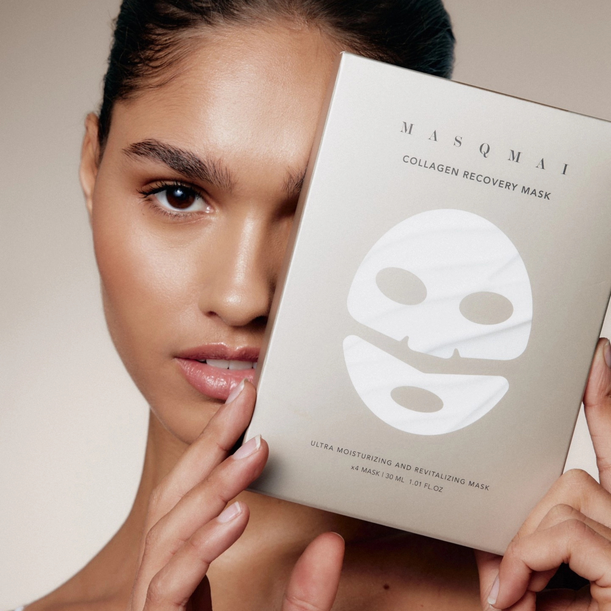 Набір колагенових масок для зволоження та пружності шкіри Collagen Recovery Mask Set MASQMAI — фото 7