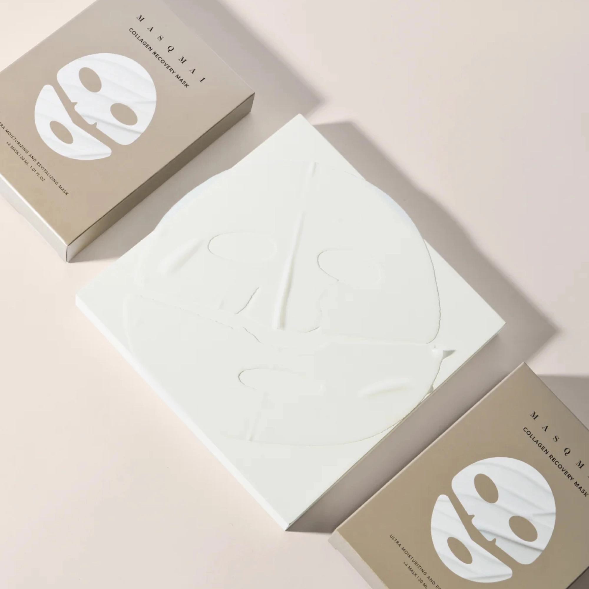 Набір колагенових масок для зволоження та пружності шкіри Collagen Recovery Mask Set MASQMAI — фото 8