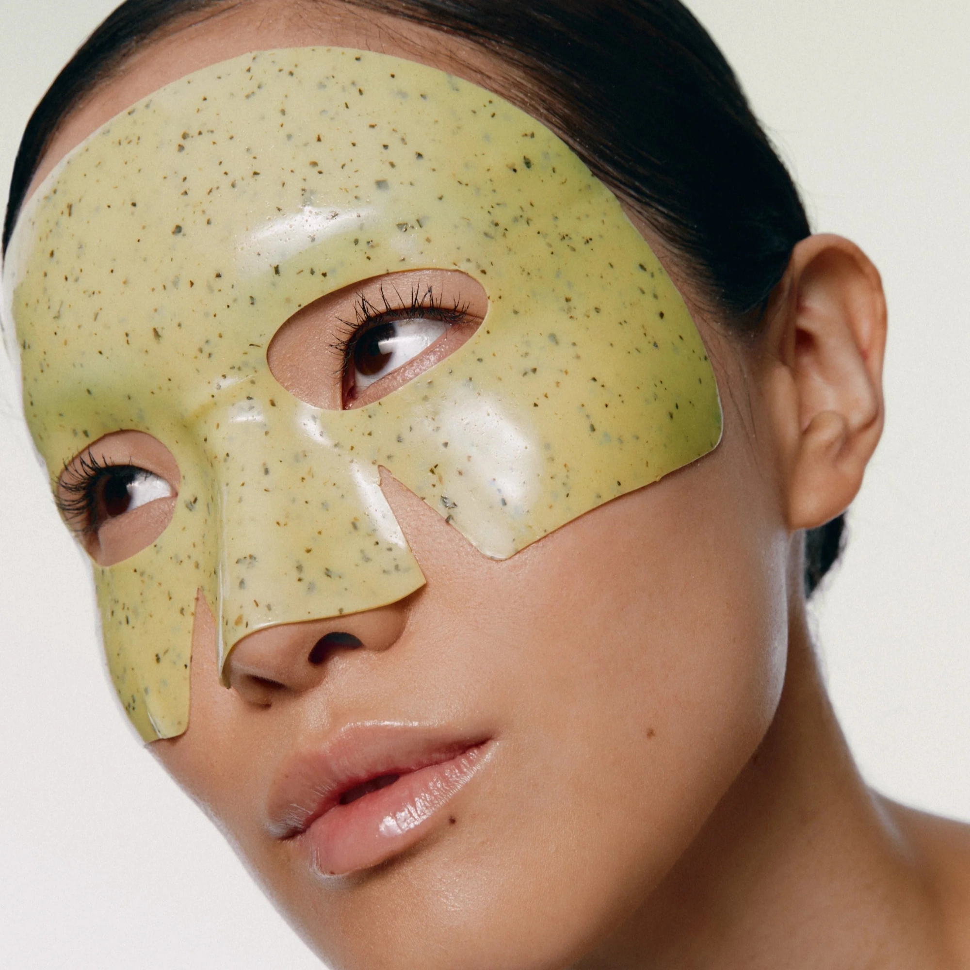 Набір заспокійливих гідрогелевих масок для обличчя Matcha Calming Mask Set MASQMAI Обʼєм 30 мл — фото 3