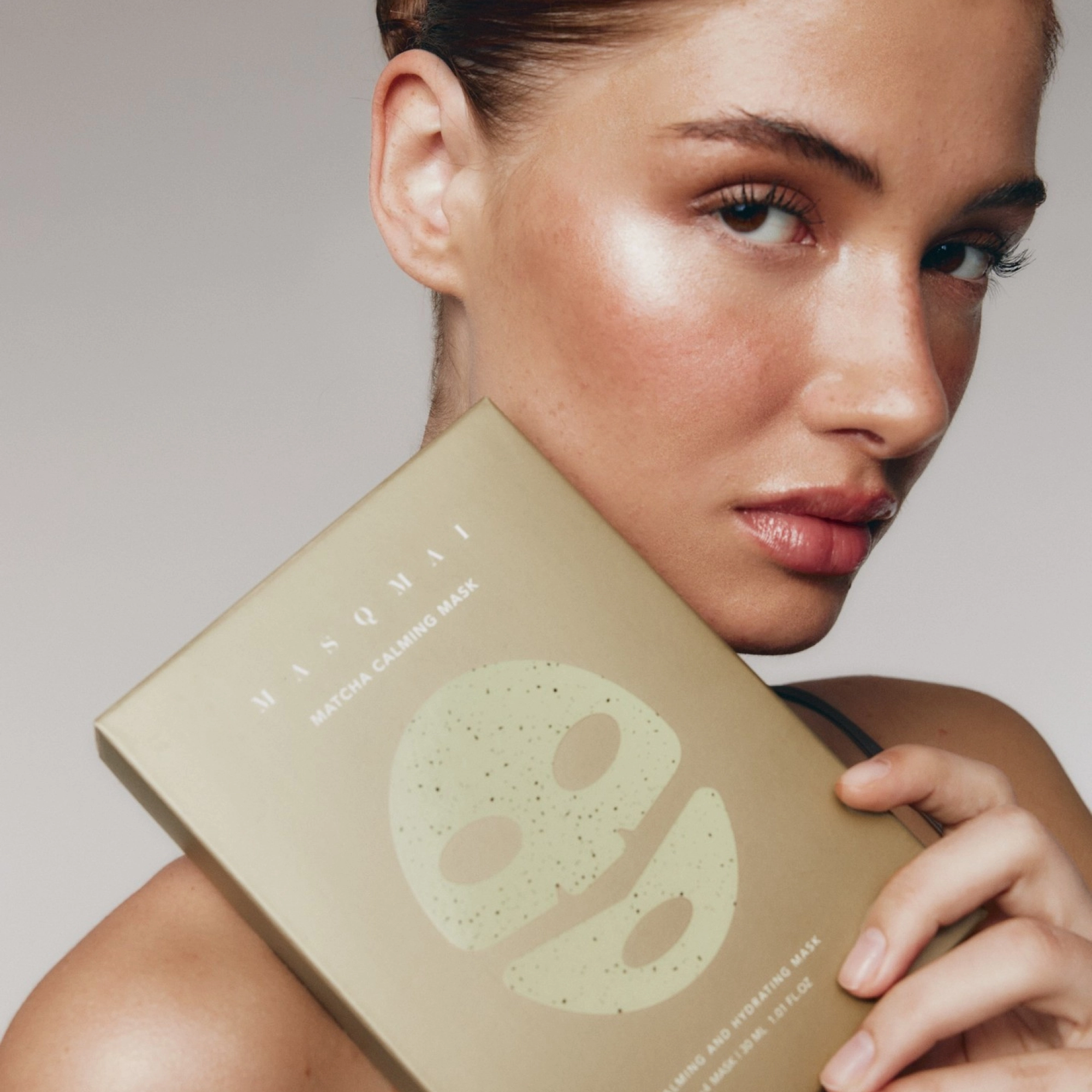 Набір заспокійливих гідрогелевих масок для обличчя Matcha Calming Mask Set MASQMAI Обʼєм 30 мл — фото 6