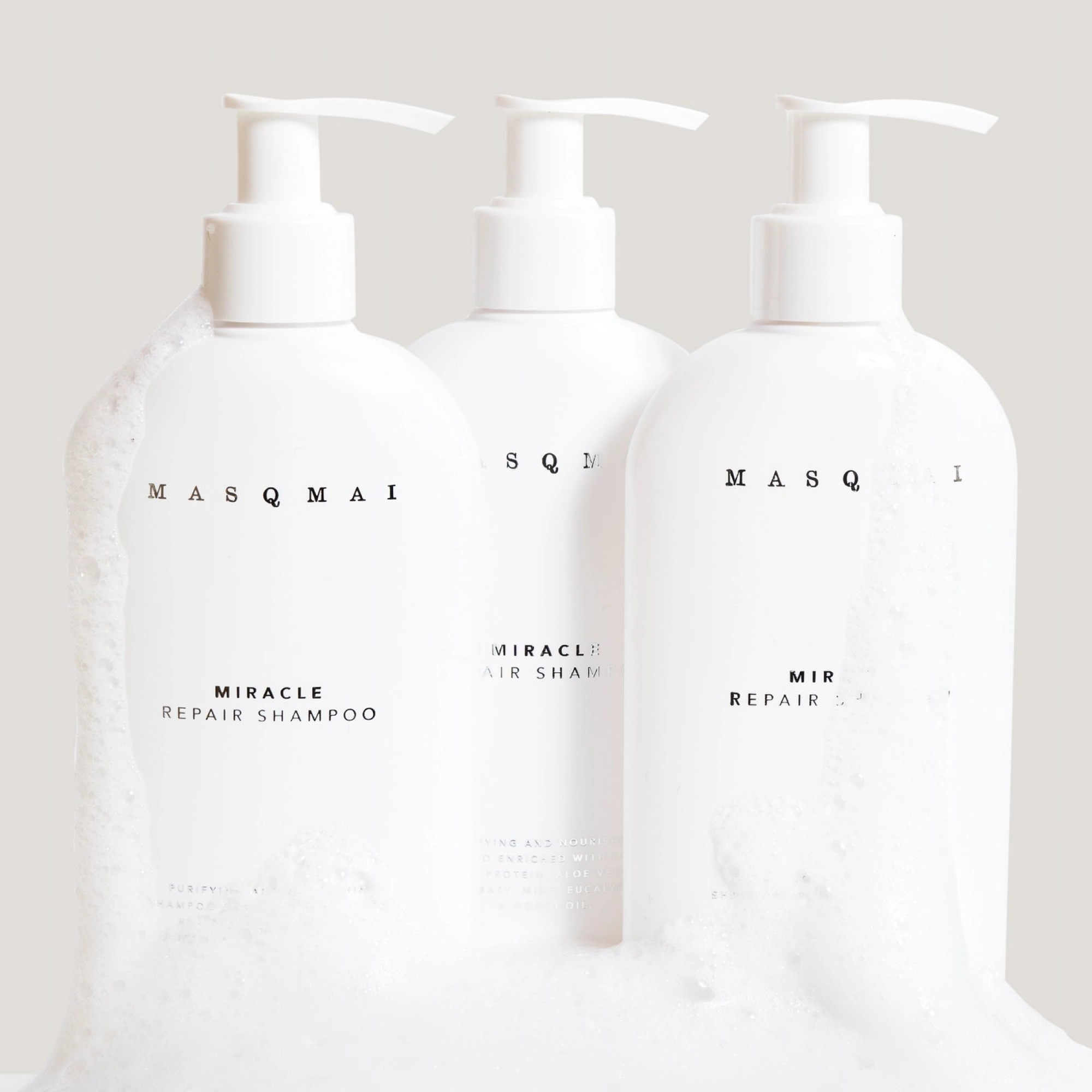 Відновлювальний шампунь для волосся Miracle Repair Shampoo MASQMAI Обʼєм 200 мл — фото 8