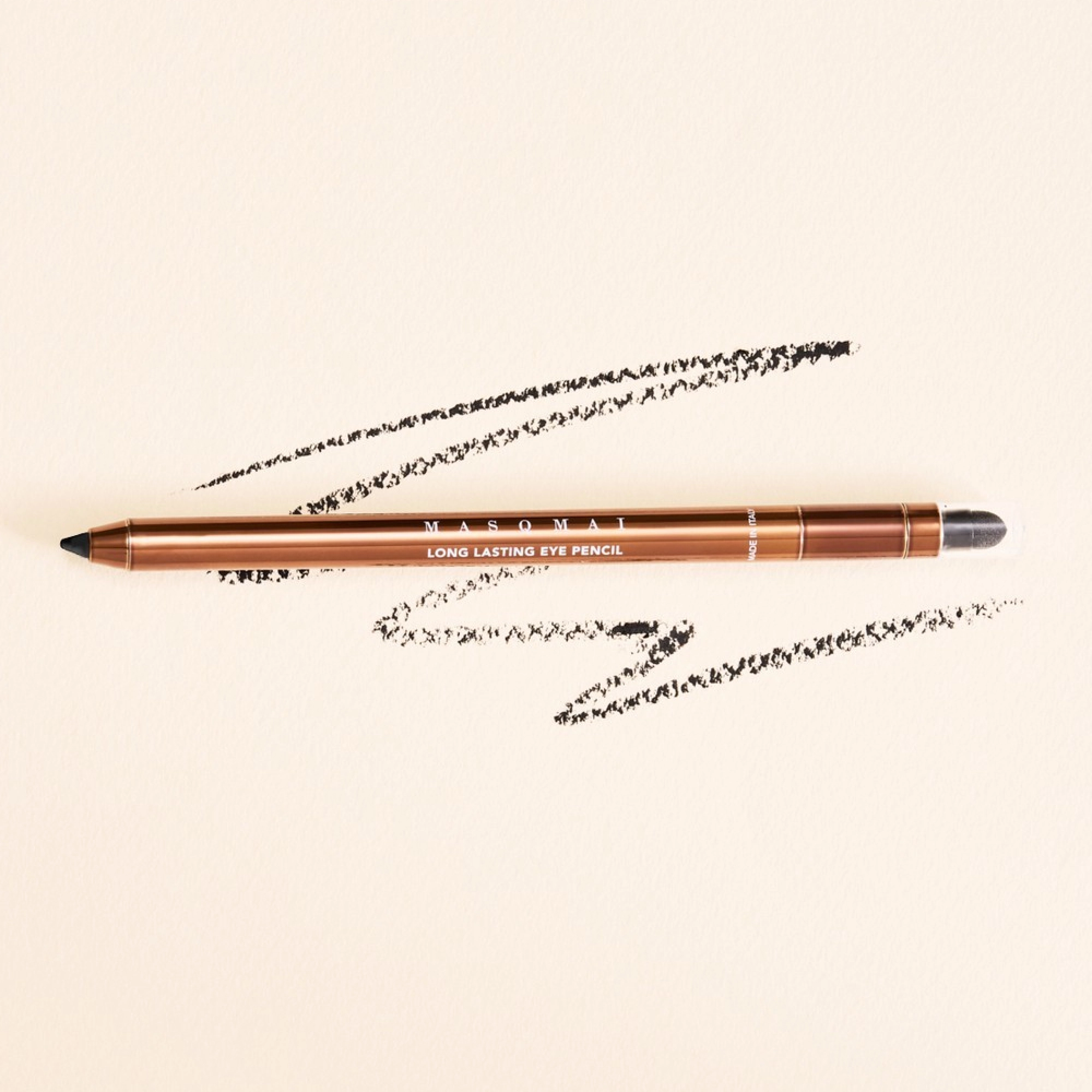 Олівець для очей Long Lasting Eye Pencil MASQMAI Відтінок Black — фото 5