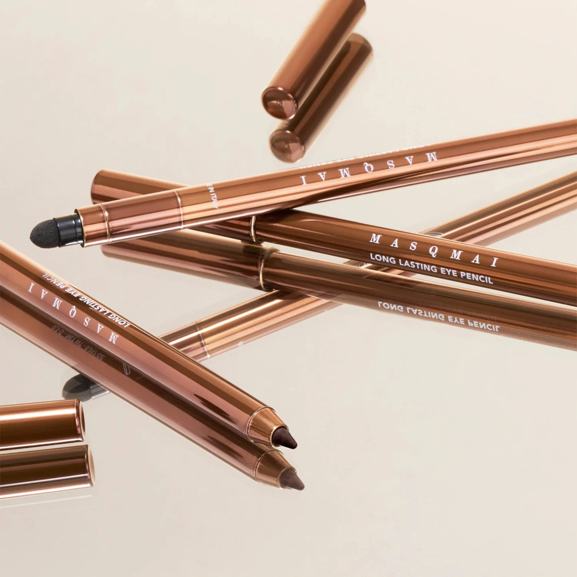 Олівець для очей Long Lasting Eye Pencil MASQMAI Відтінок Black — фото 7