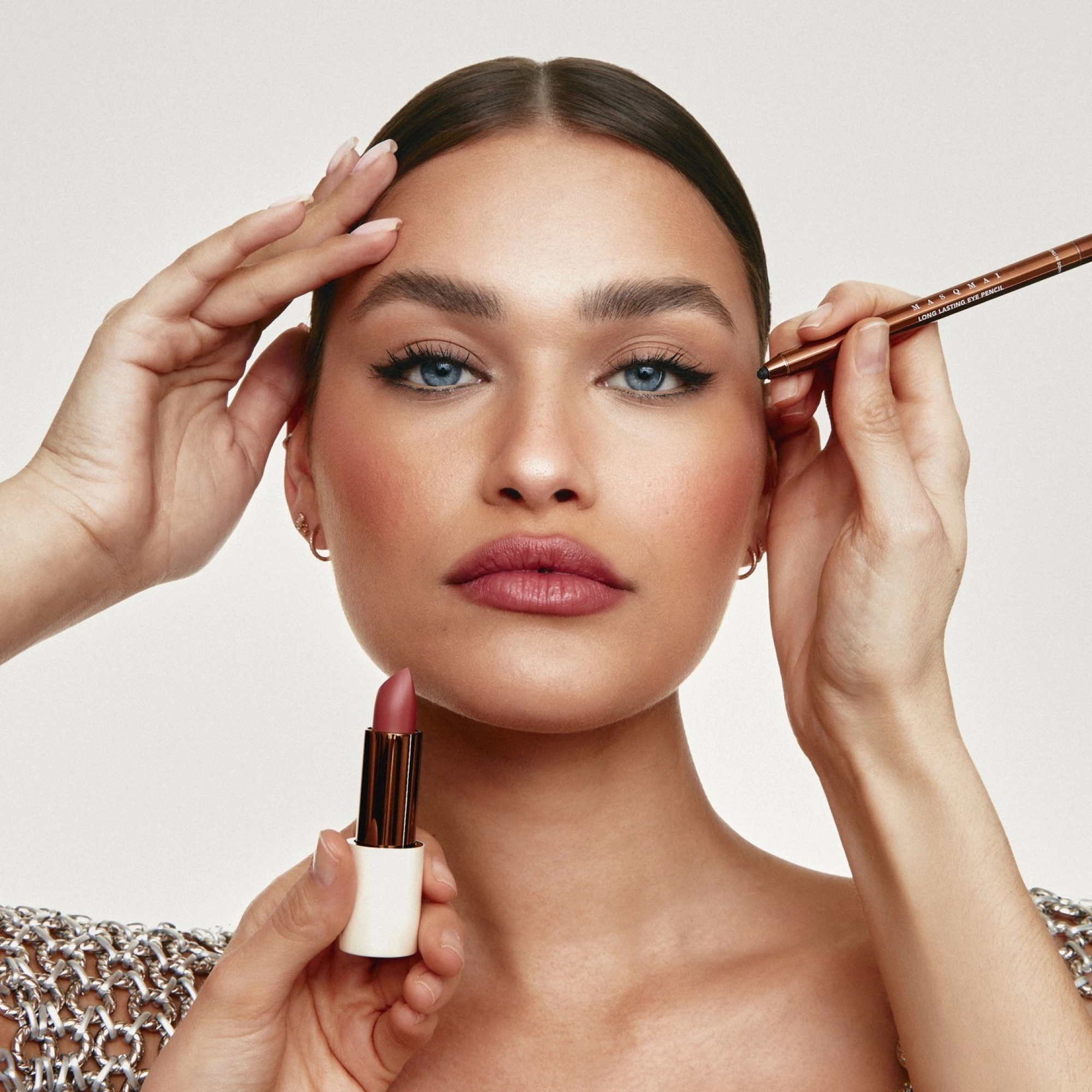 Олівець для очей Long Lasting Eye Pencil MASQMAI Відтінок Brown — фото 8