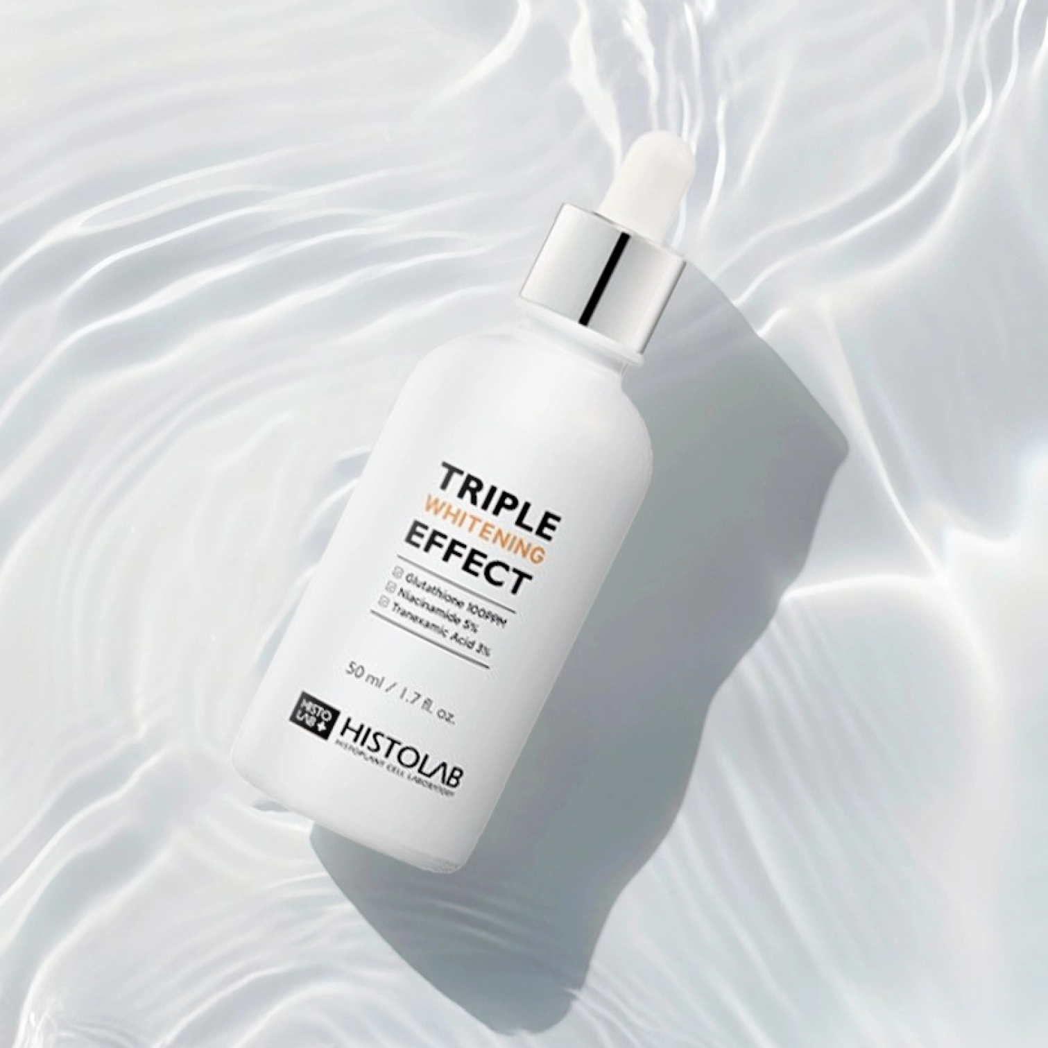 Освітлювальна ампульна сироватка з потрійною дією Triple Whitening Effect Ampoule HISTOLAB Обʼєм 50 мл — фото 6