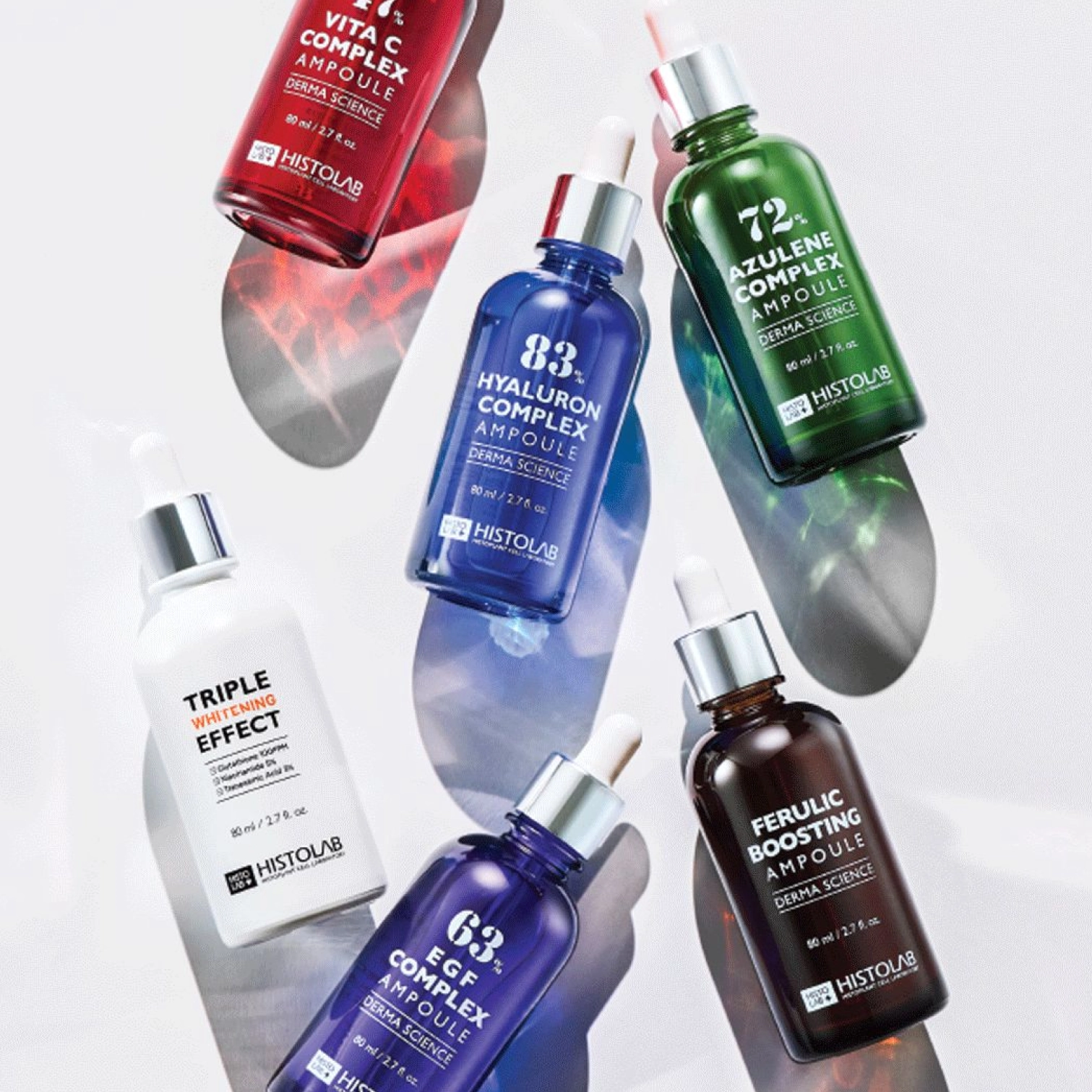 Освітлювальна ампульна сироватка з потрійною дією Triple Whitening Effect Ampoule HISTOLAB Обʼєм 50 мл — фото 7