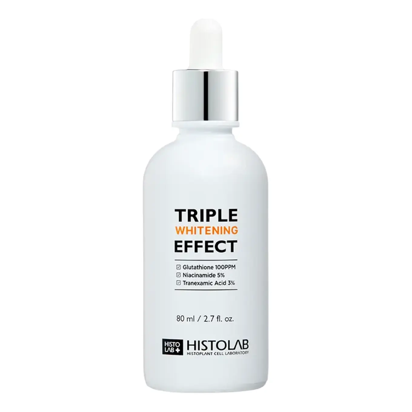 Освітлювальна ампульна сироватка з потрійною дією Triple Whitening Effect Ampoule HISTOLAB Обʼєм 50 мл
