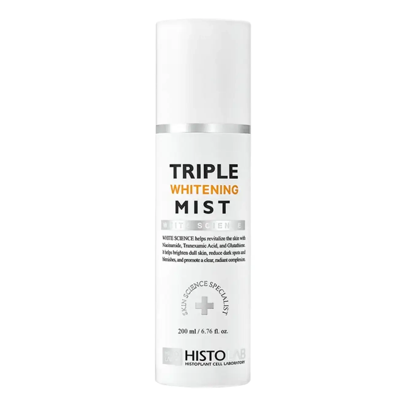 Освітлювальний зволожувальний міст для обличчя Triple Whitening Mist HISTOLAB Обʼєм 200 мл