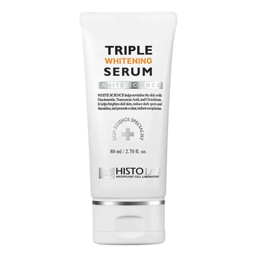 Освітлювальна сироватка для вирівнювання тону шкіри Triple Whitening Serum HISTOLAB