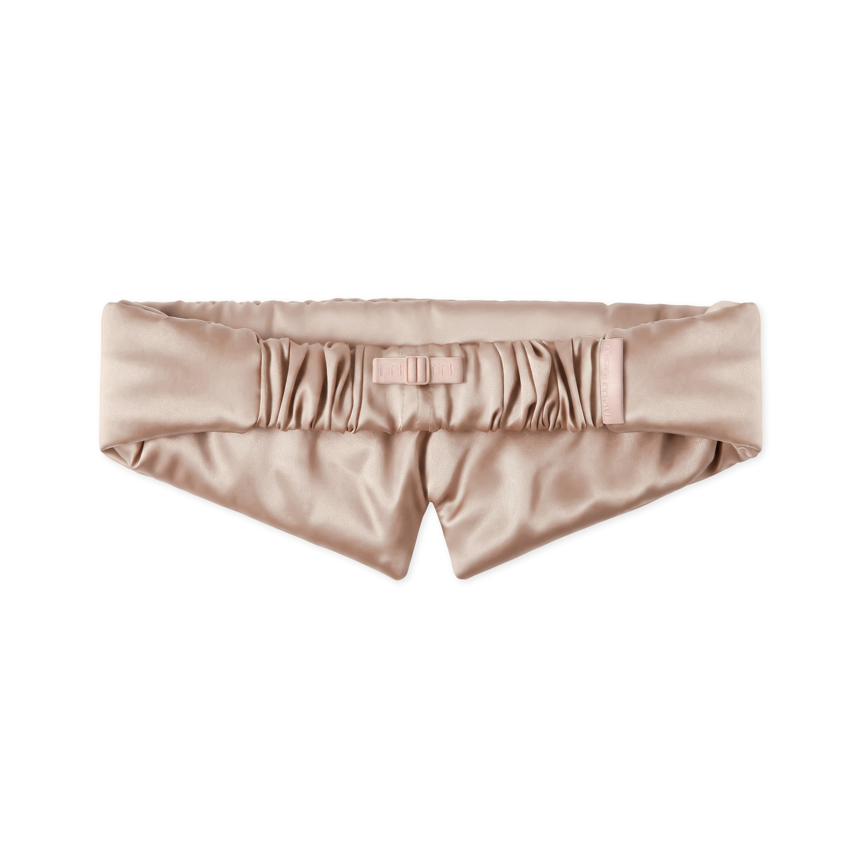 Шовкова маска для сну та відпочинку Pure Silk³ Mask MON MOU Відтінок Beige — фото 2