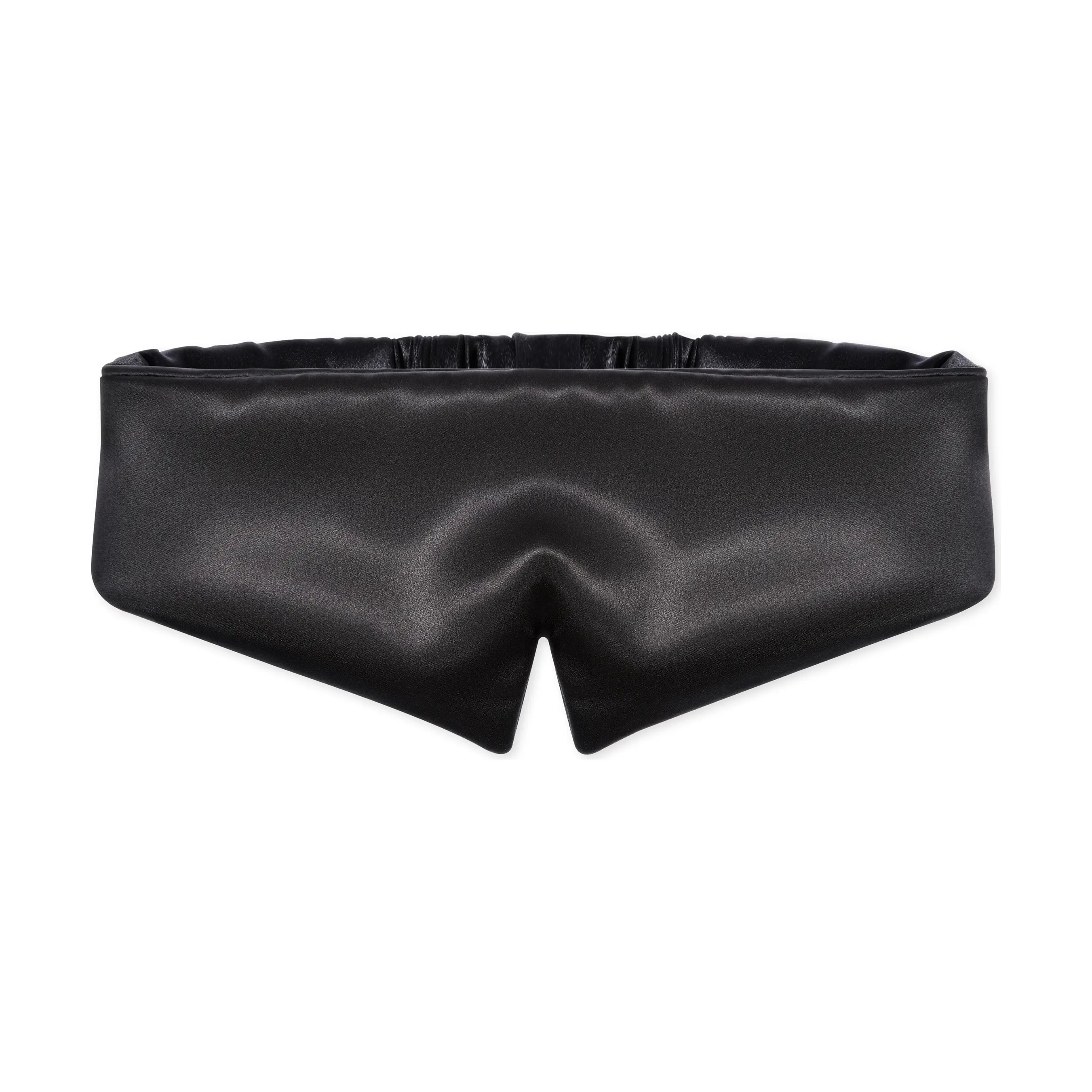 Шовкова маска для сну та відпочинку Pure Silk³ Mask MON MOU Відтінок Black