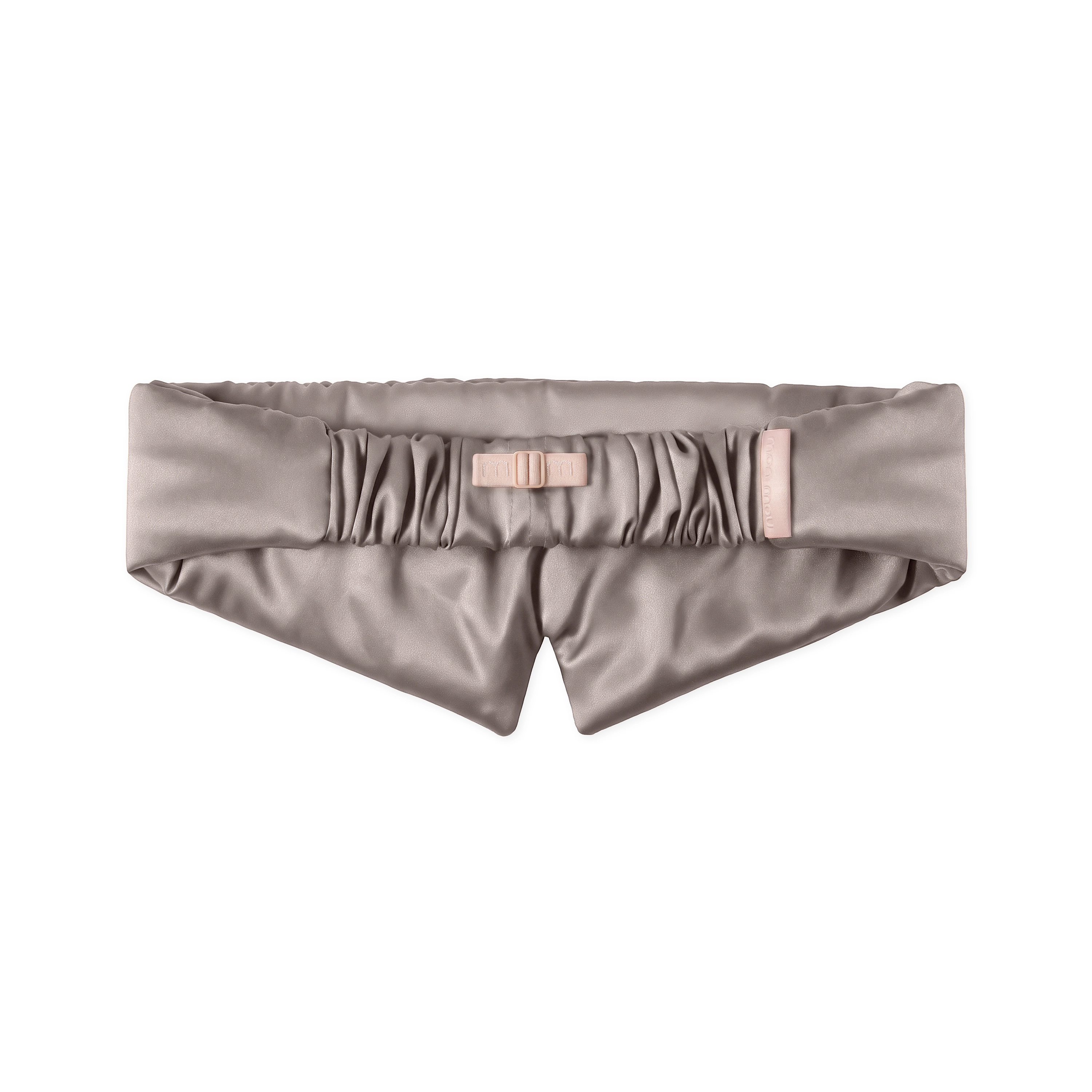 Шовкова маска для сну та відпочинку Pure Silk³ Mask MON MOU Відтінок Taupe — фото 2