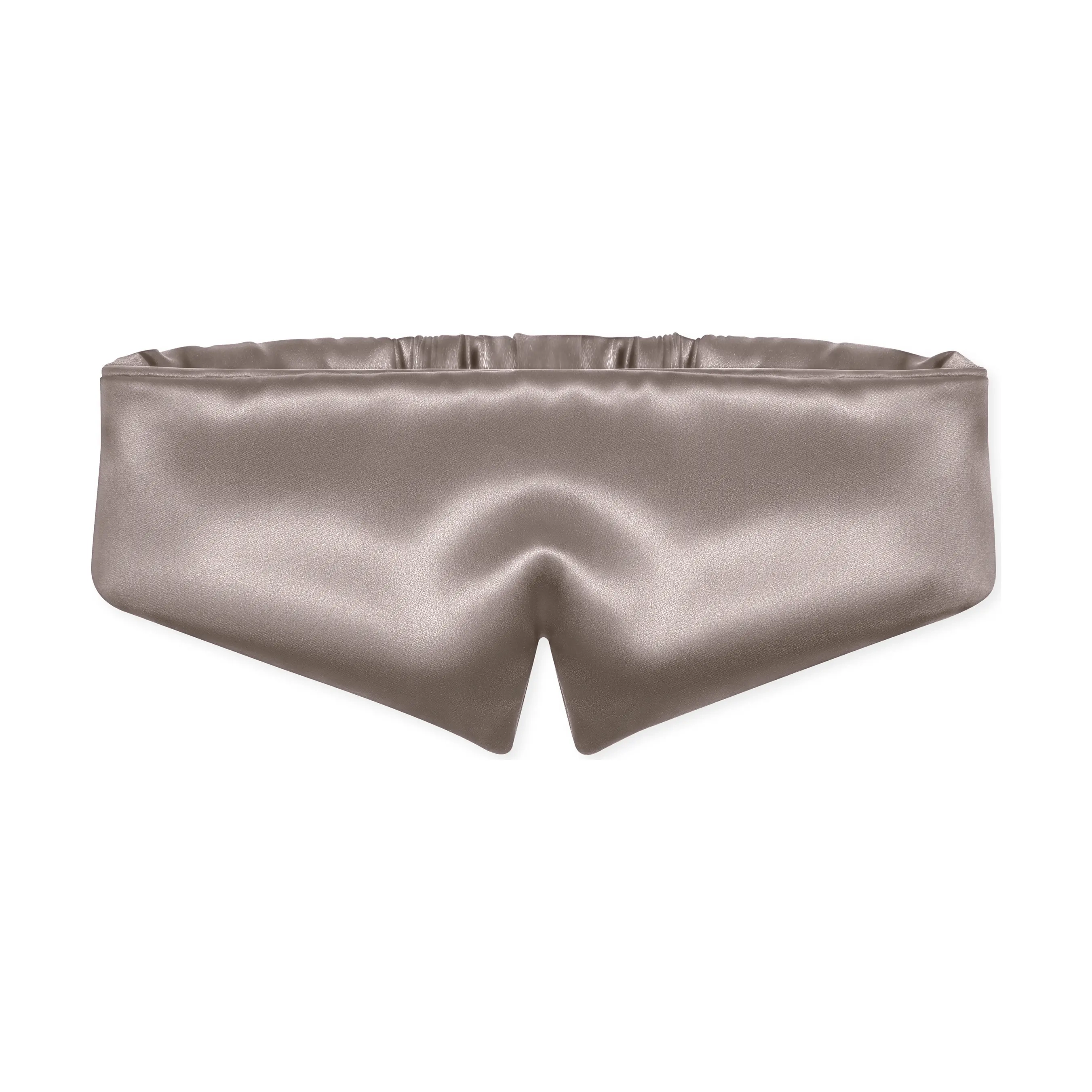 Шовкова маска для сну та відпочинку Pure Silk³ Mask MON MOU Відтінок Taupe