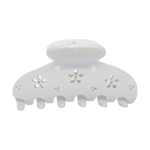 Заколка-краб для волосся Lil Effing Clip in Blanc Petal Eyelet EMI JAY