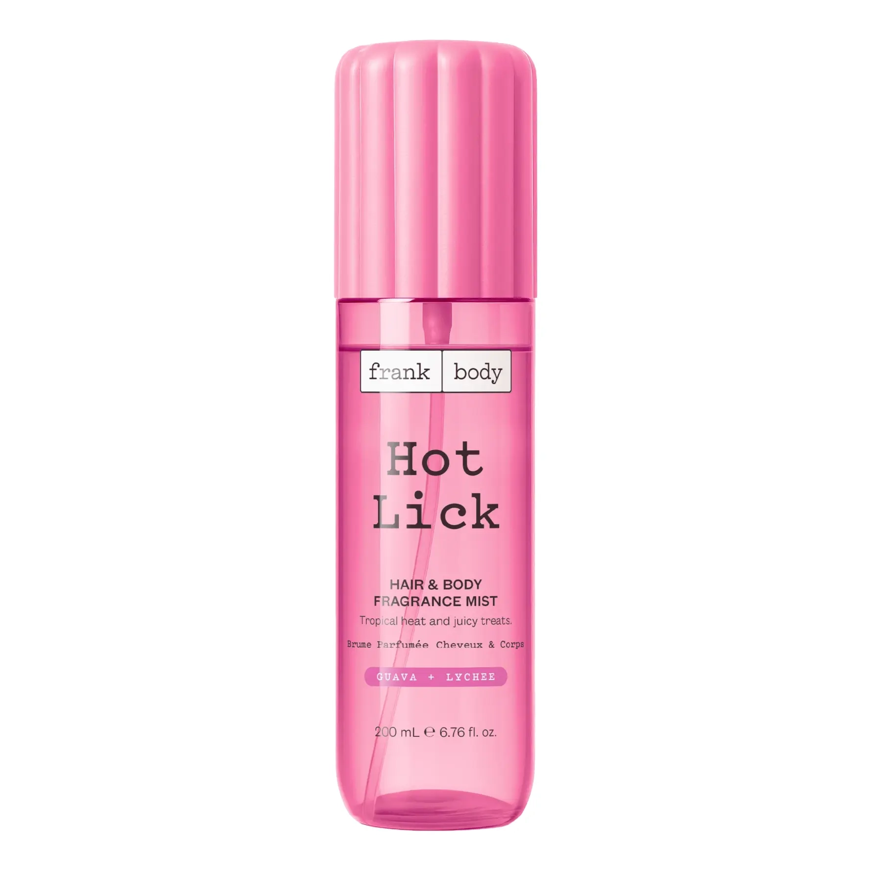 Парфумований міст для волосся та тіла з ароматом гуави та лічі Hot Lick Hair & Body Fragrance Mist FRANK BODY Обʼєм 200 мл