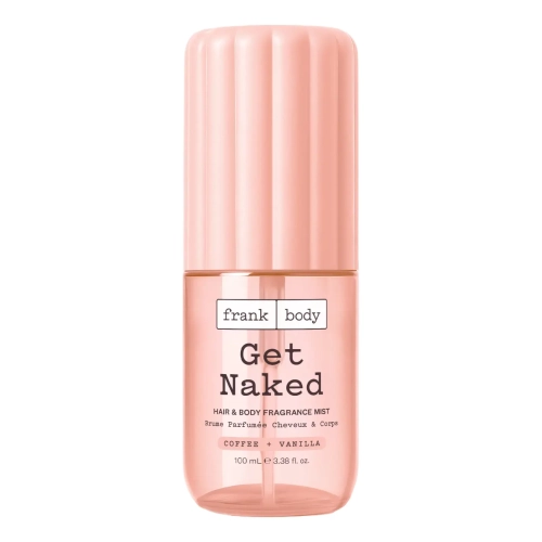 Парфумований міст для волосся та тіла з ароматом кави та ванілі Get Naked Hair & Body Fragrance Mist FRANK BODY