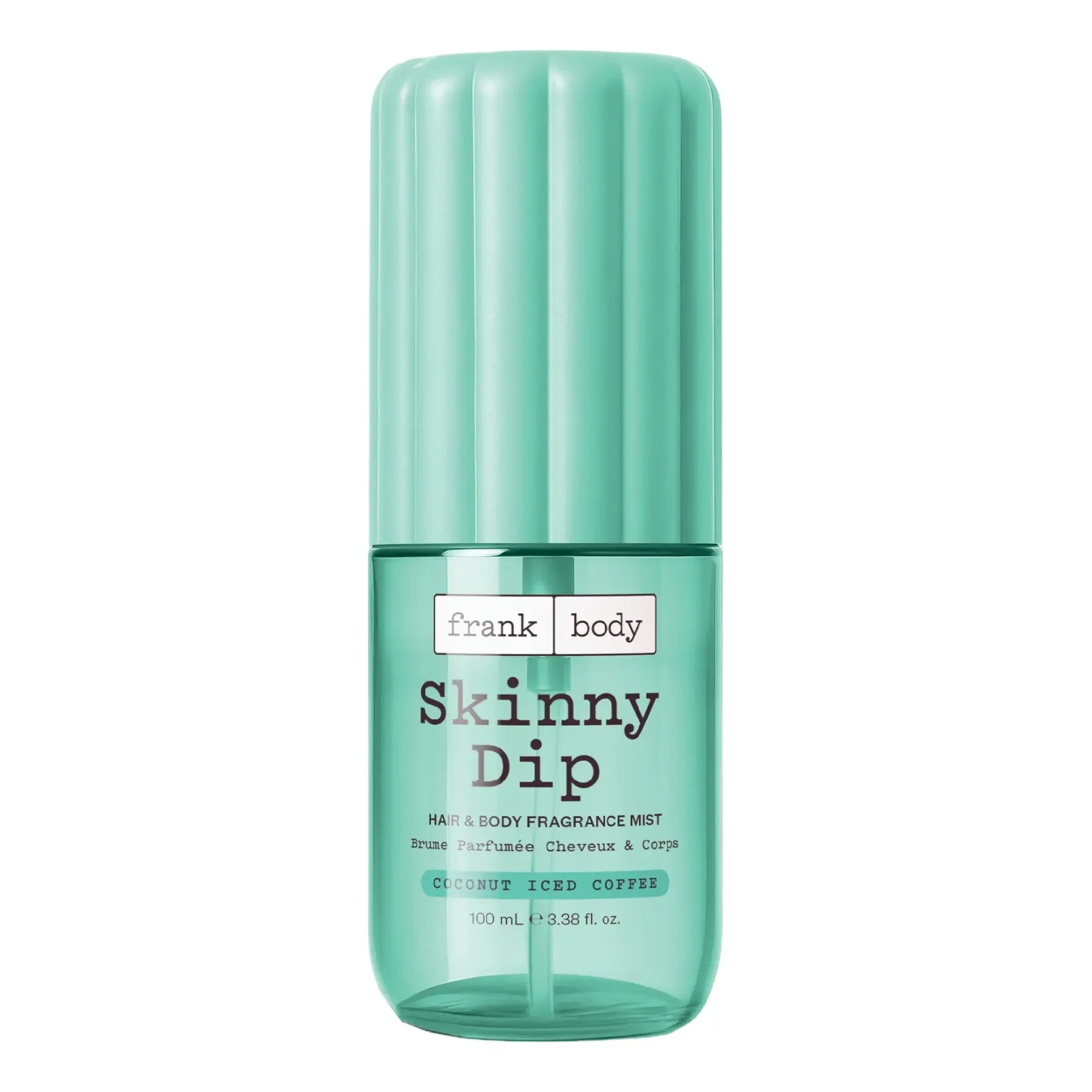 Парфумований міст для волосся та тіла з ароматом кокосового лате Skinny Dip Hair & Body Fragrance Mist FRANK BODY Обʼєм 100 мл
