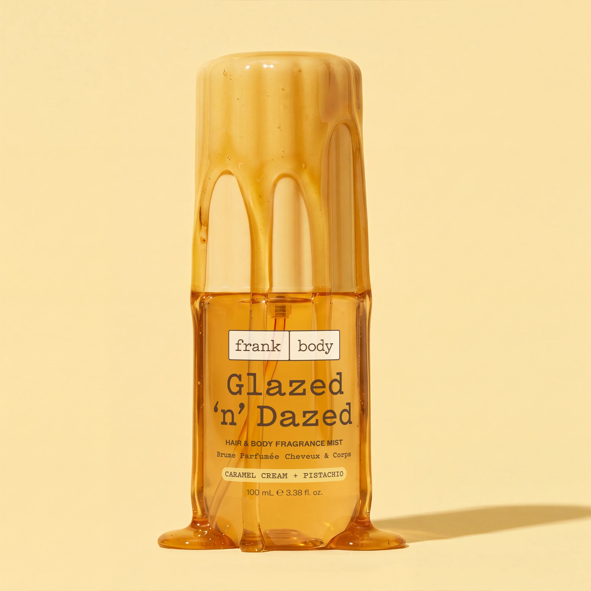 Парфумований міст для волосся та тіла з ароматом карамелі та фісташки Glazed 'n' Dazed Hair & Body Fragrance Mist FRANK BODY Обʼєм 100 мл — фото 4