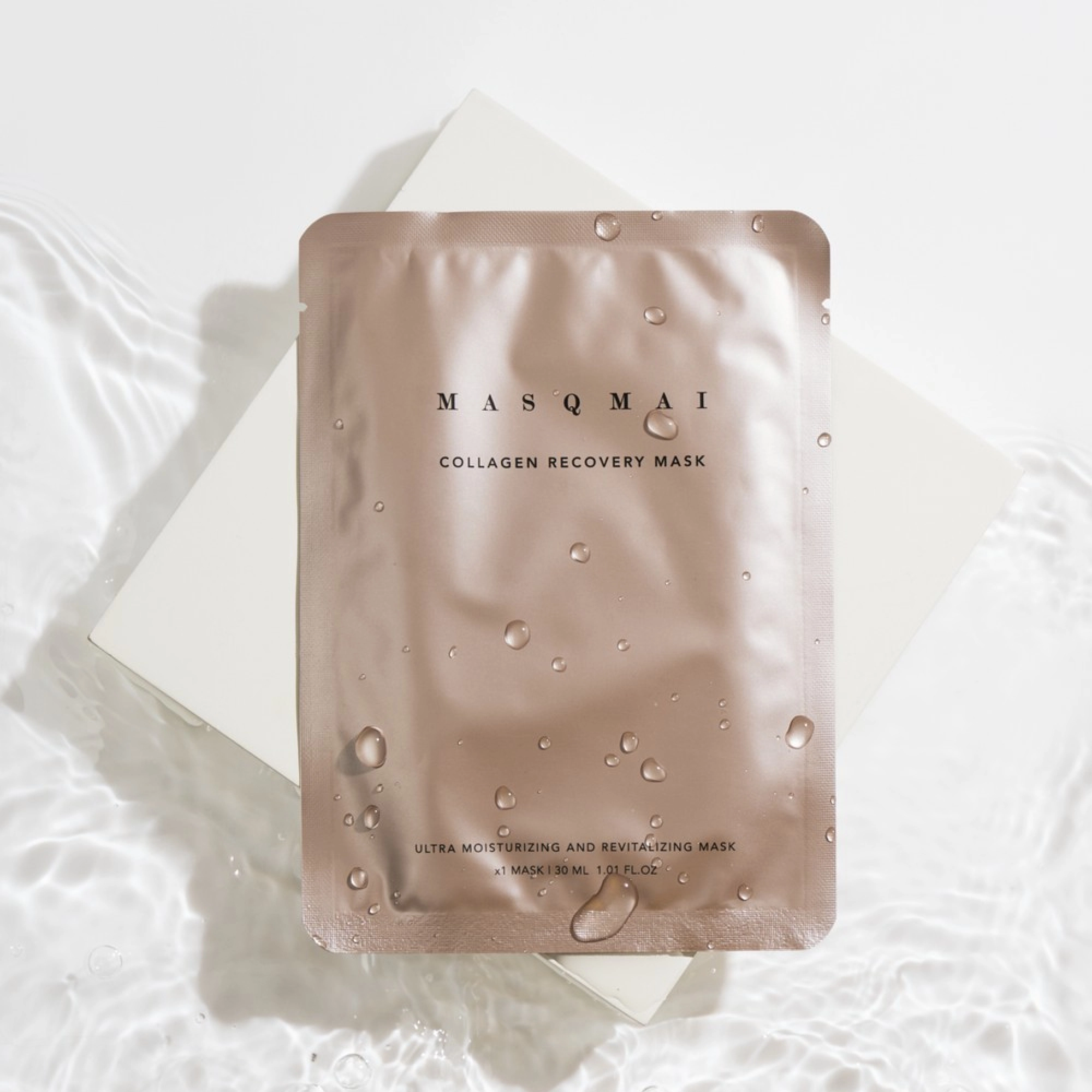 Колагенова маска для зволоження та пружності шкіри Collagen Recovery Mask 1 pcs MASQMAI — фото 6