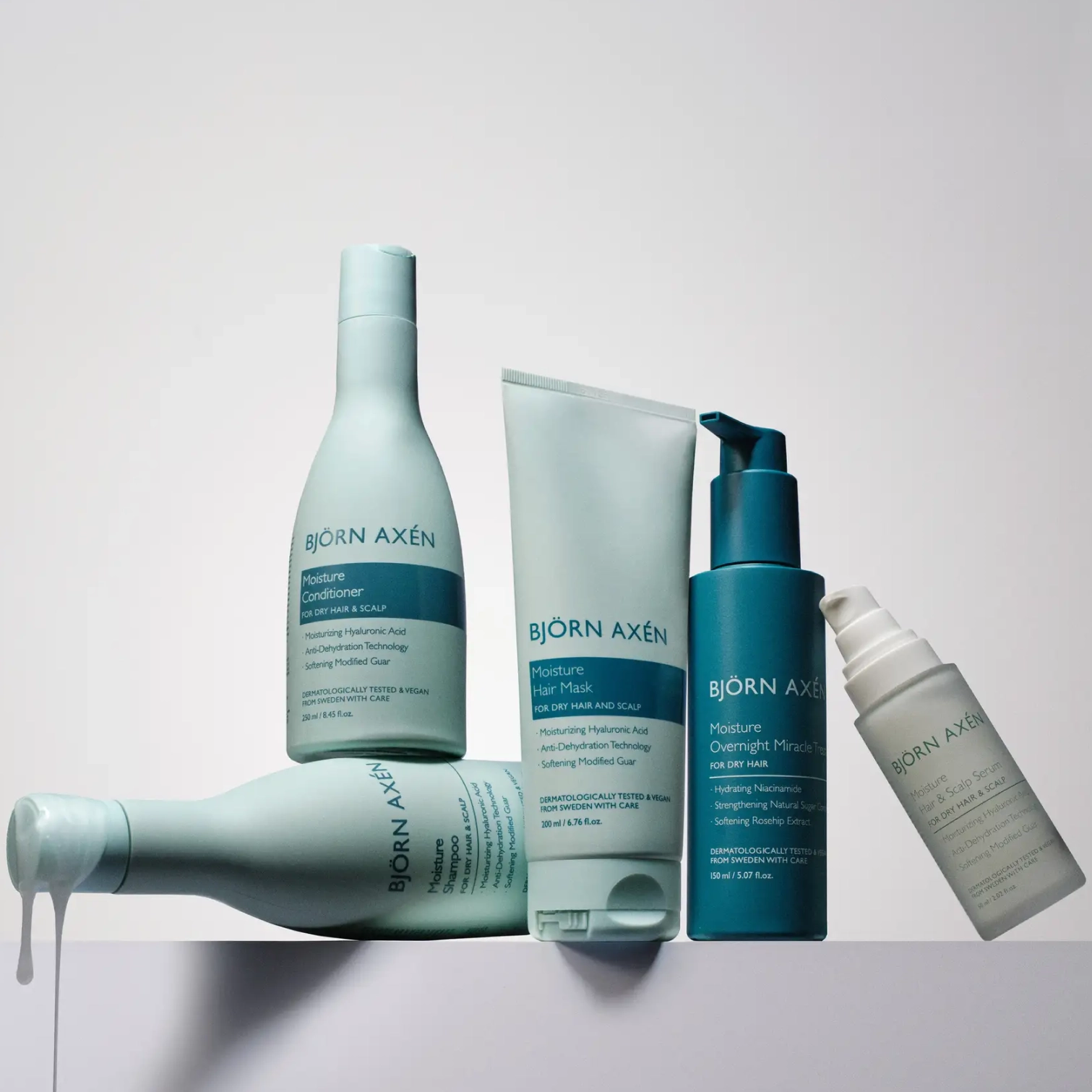 Нічний зволожувальний догляд для сухого волосся Moisture Overnight Miracle Treatment BJÖRN AXÉN Обʼєм 150 мл — фото 7