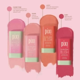 Зволожувальні бальзам-рум’яна для щік та губ 2-в-1 On-the-Glow Blush PIXI Відтінок Juicy — фото 6