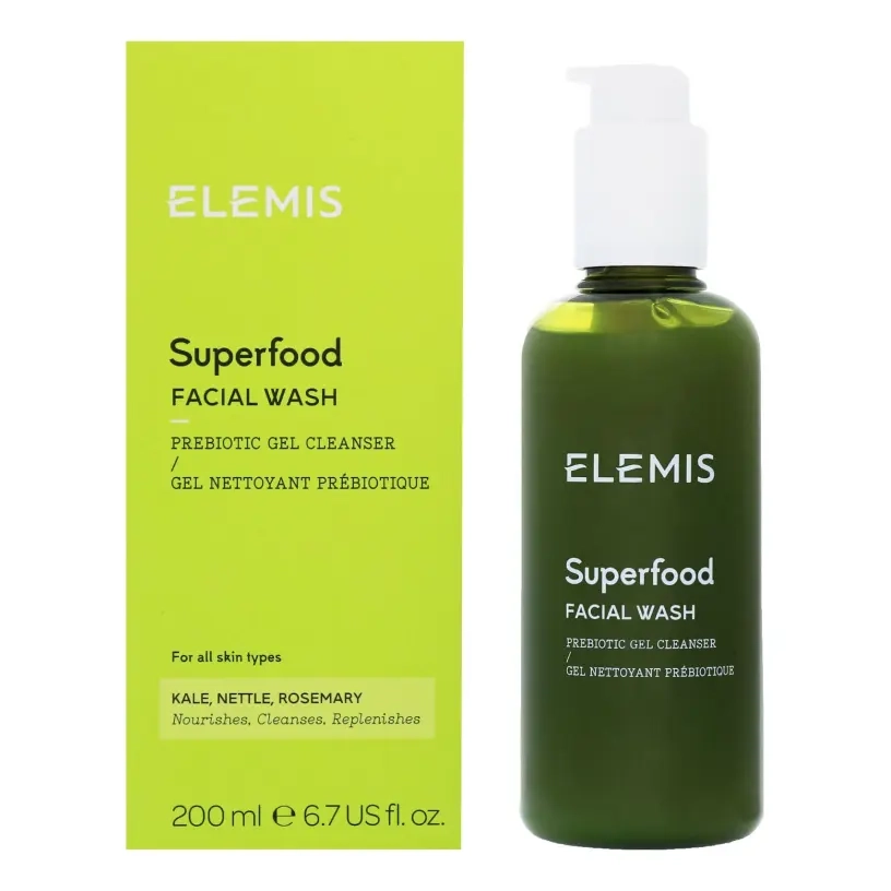 Гель для вмивання з омега комплексом Superfood Facial Wash ELEMIS Обʼєм 200 мл