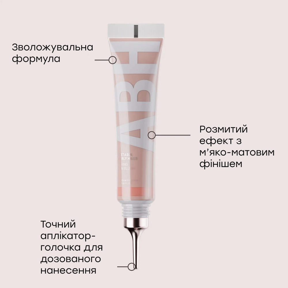 Рідкі румʼяна Blurring Serum Blush ANASTASIA BEVERLY HILLS Відтінок Guava — фото 7