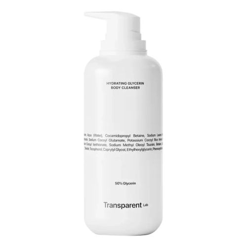 Зволожуючий засіб для очищення тіла з гліцерином Hydrating Glycerin Body Cleanser transparent-lab