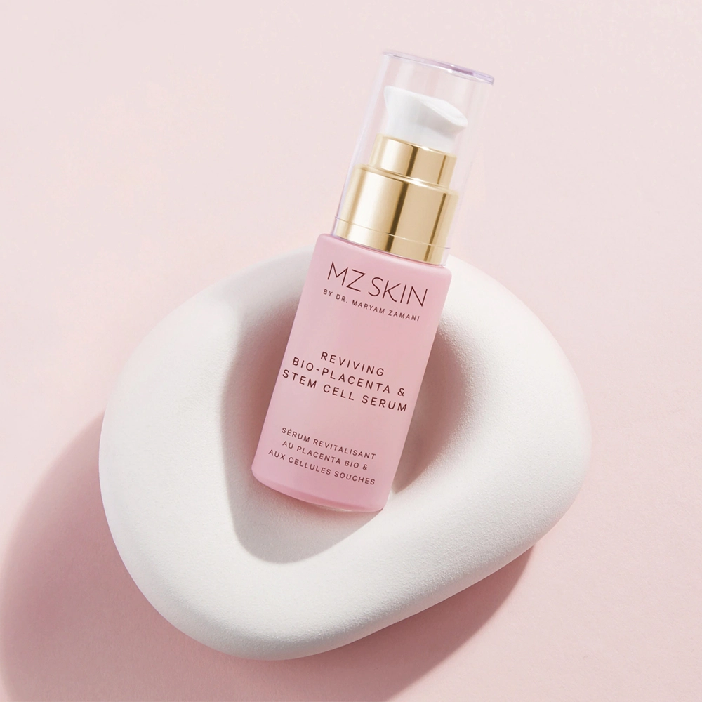 Восстанавливающая сыворотка с биоплацентой и пептидами Reviving Bio-Placenta & Stem Cell Serum MZ SKIN Объем 30 мл — фото 3