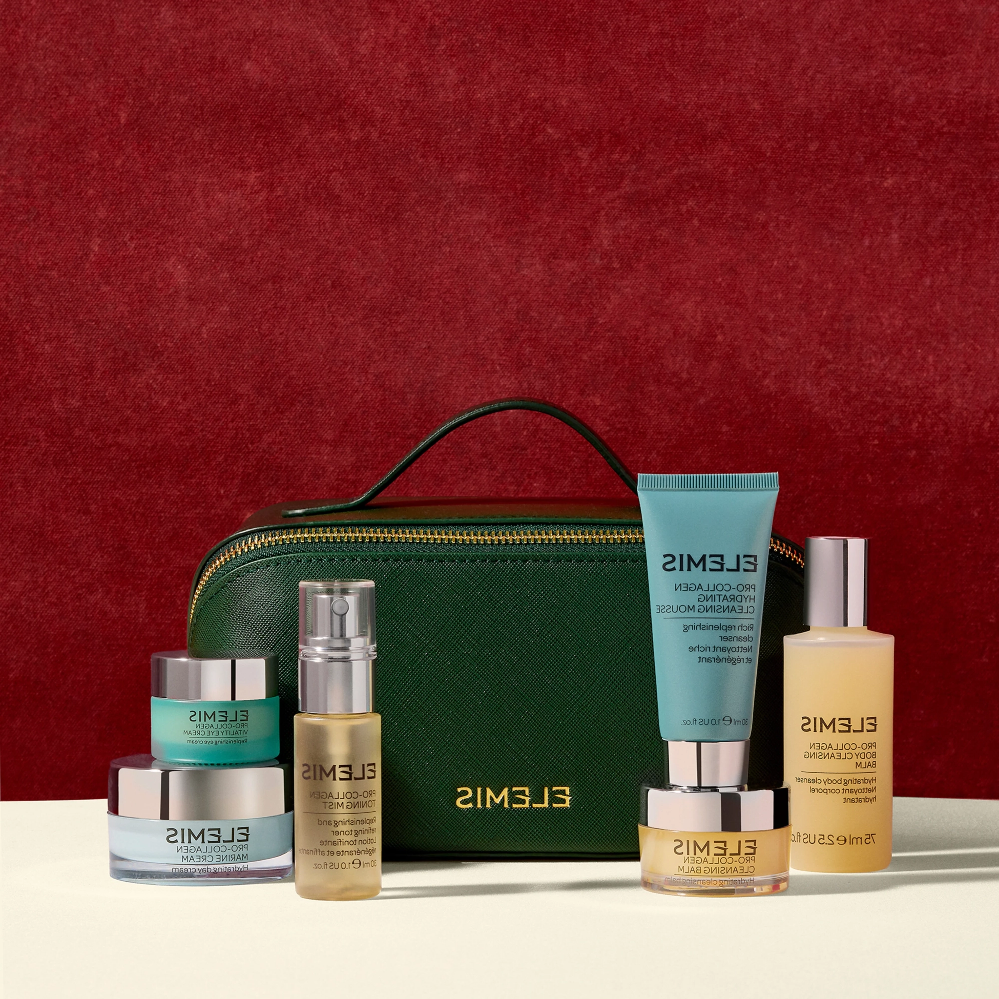 Лімітований набір Pro-Collagen у косметичці The Ultimate Getaway Collection ELEMIS — фото 2