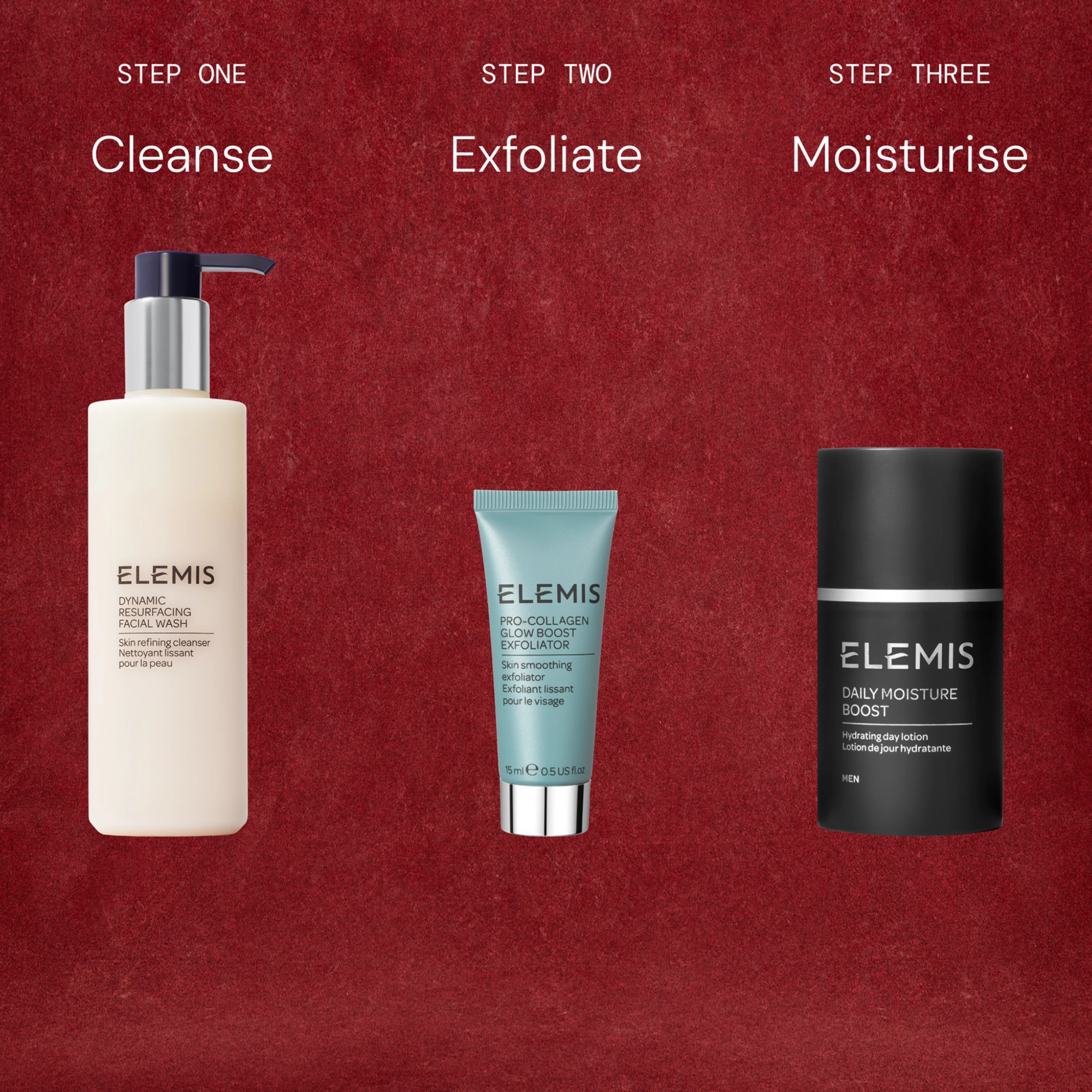 Лімітований чоловічий набір для догляду за обличчям The Men's Daily Trio ELEMIS — фото 3