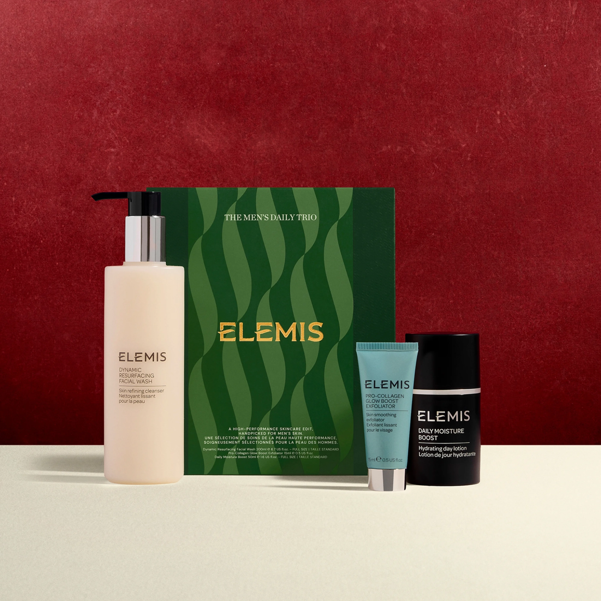 Лімітований чоловічий набір для догляду за обличчям The Men's Daily Trio ELEMIS — фото 4