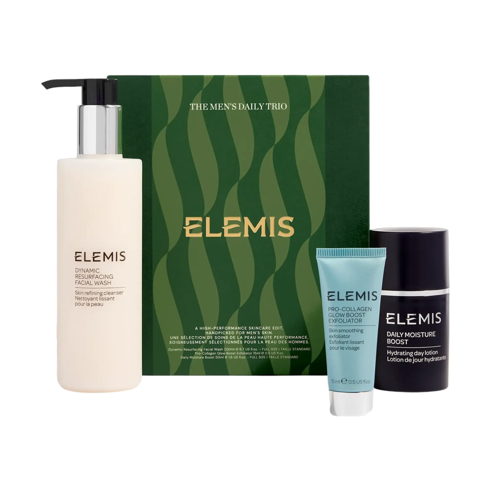 Лімітований чоловічий набір для догляду за обличчям The Men's Daily Trio ELEMIS