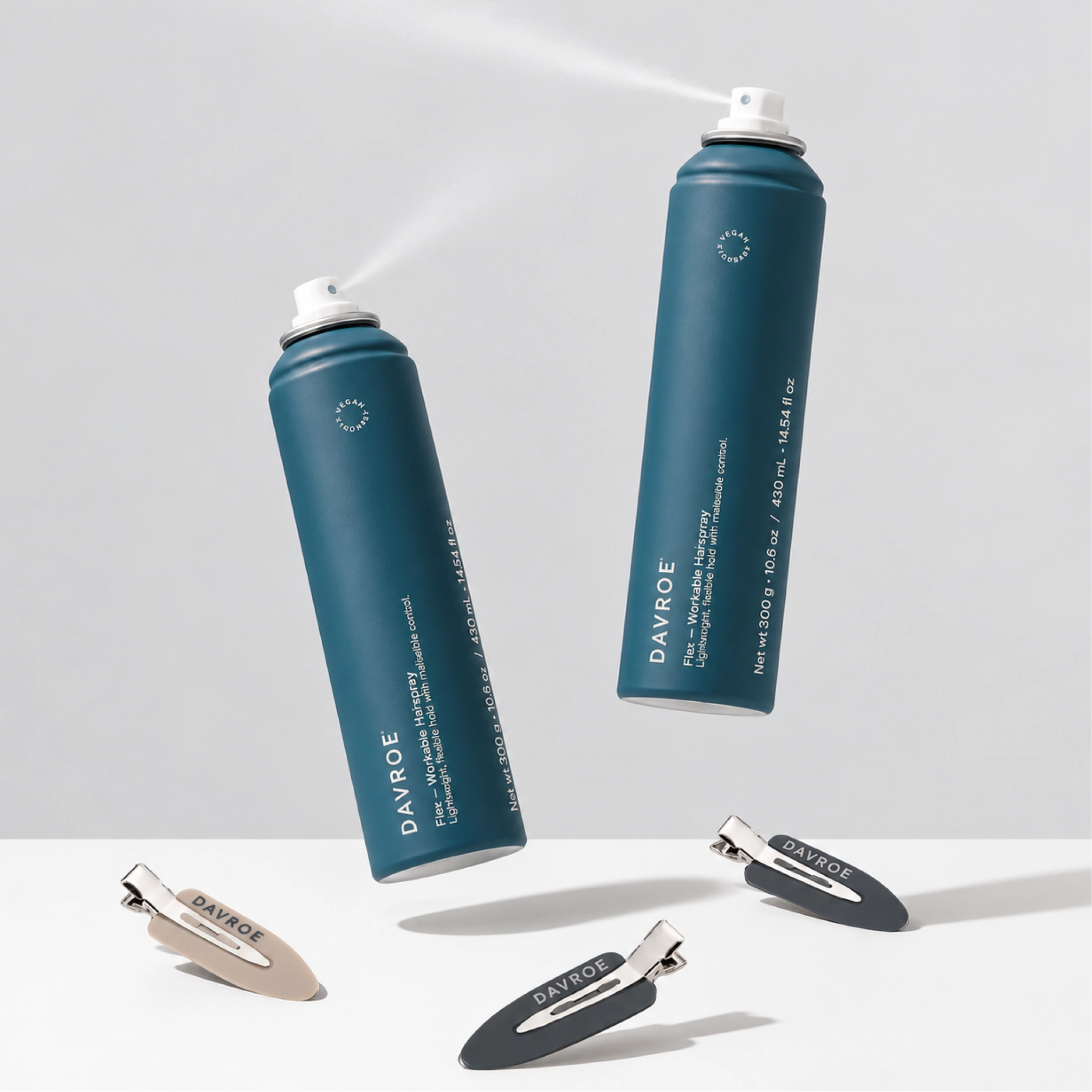 Лак для волосся гнучкої фіксації Flex - Workable Hairspray DAVROE Вага 300 г — фото 5