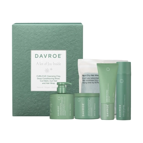 Різдвяний набір для кучерявого волосся Xmas CURLiCUE Quad Pack DAVROE