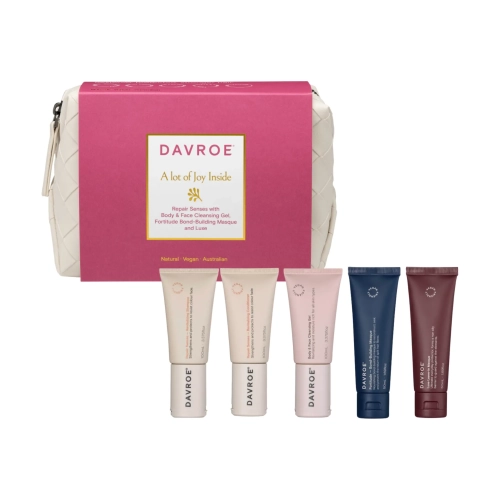Різдвяний набір для відновлення волосся у тревел-форматі Xmas Repair Travel Pack DAVROE
