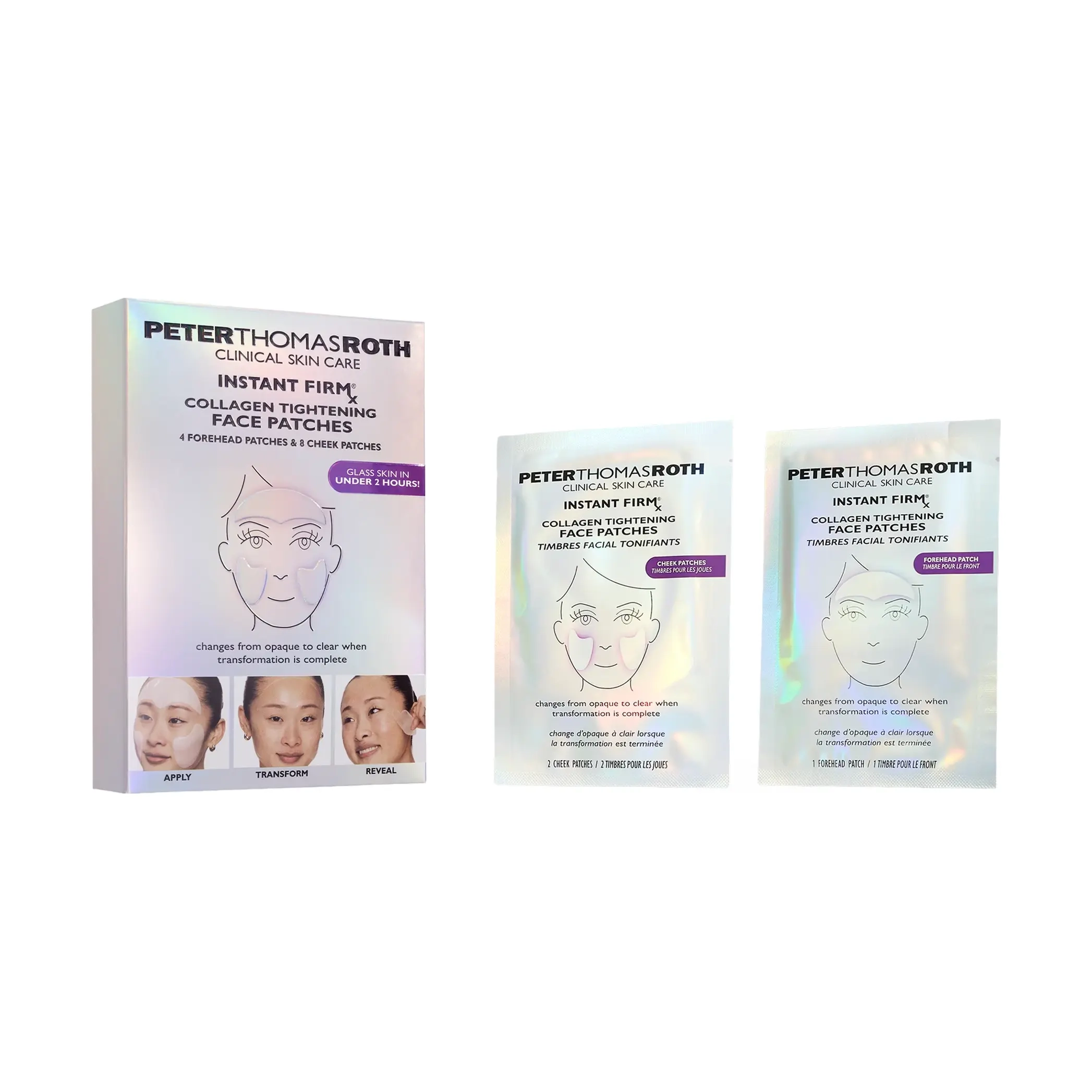 Колагенові патчі для чола та щік з ліфтинг-ефектом Instant FIRMx® Collagen Tightening Face Patches PETER THOMAS ROTH